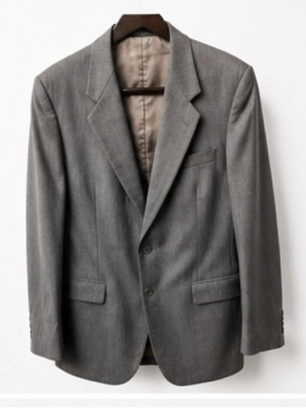 Vintage American Craftsmen Gentry Gray 2 Piece Suit 39L W32 Made USA